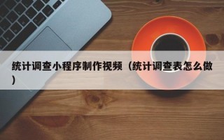 眉山统计调查小程序制作视频（统计调查表怎么做）