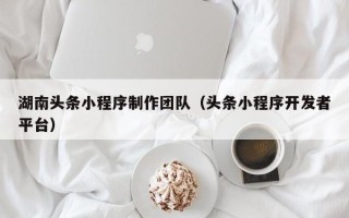 眉山湖南头条小程序制作团队（头条小程序开发者平台）